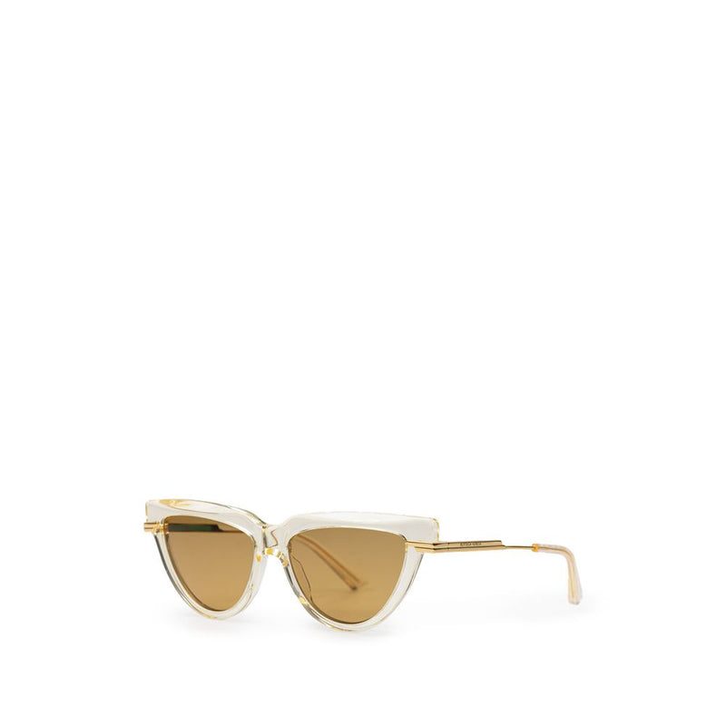 Bottega Veneta Beige Acetate Women's Sunglasses