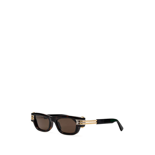 Bottega Veneta Brown Acetate Women's Sunglasses