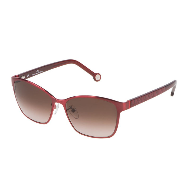 Carolina Herrera Red Metal Women's Sunglasses