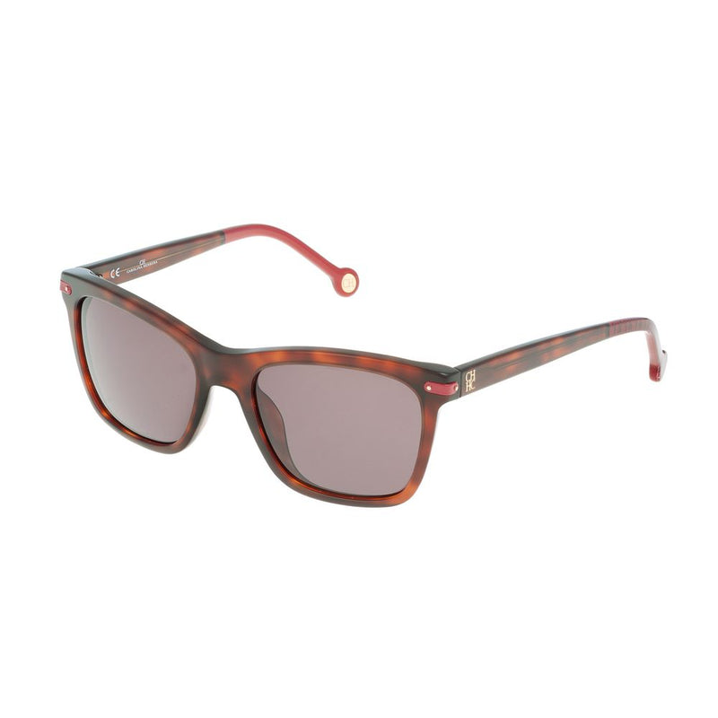 Carolina Herrera Brown Acetate Women's Sunglasses