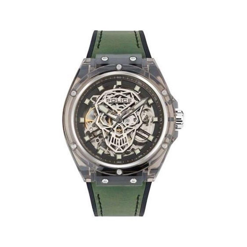 Police Green Silicone Men's Watch