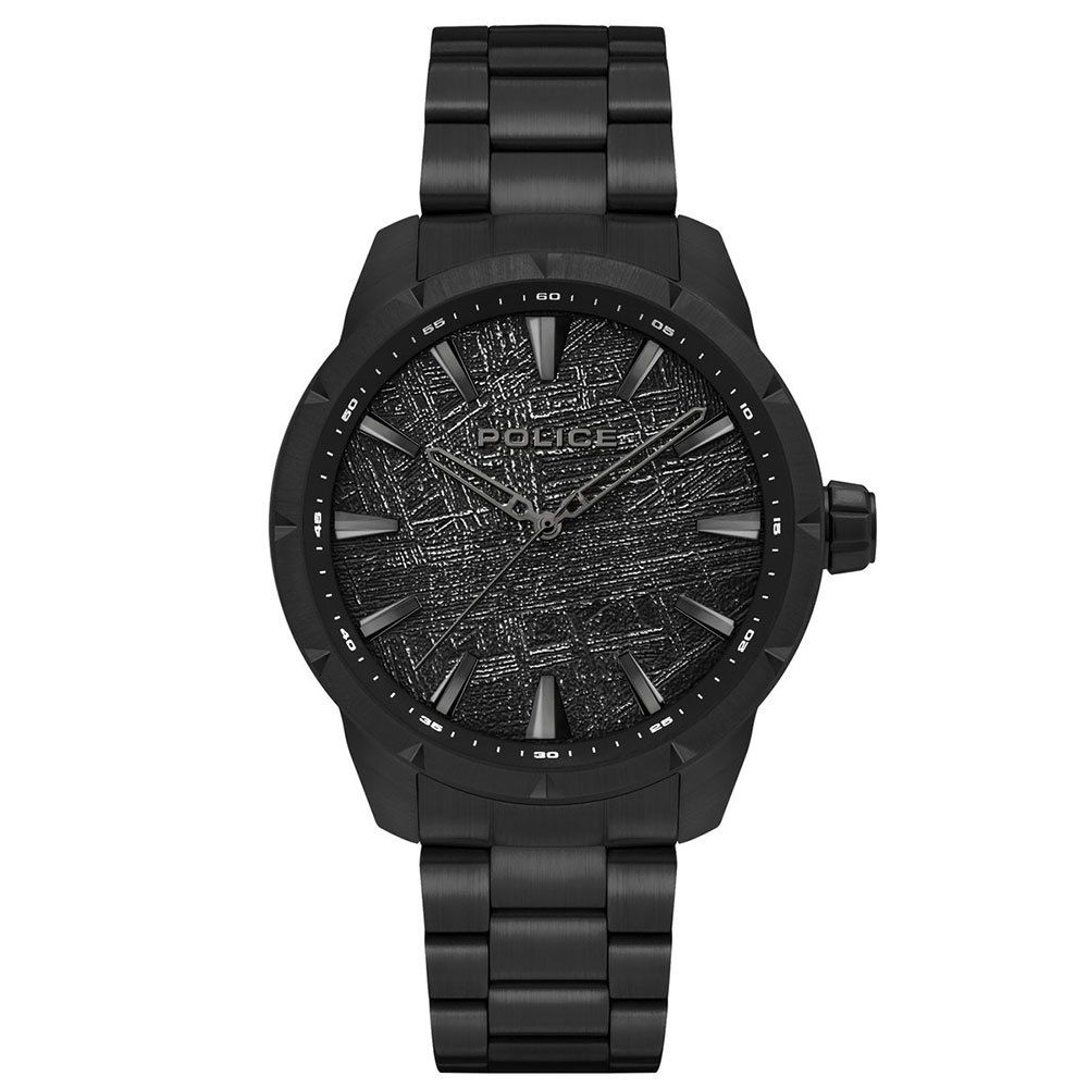 Police Black Stainless Steel Men's Watch