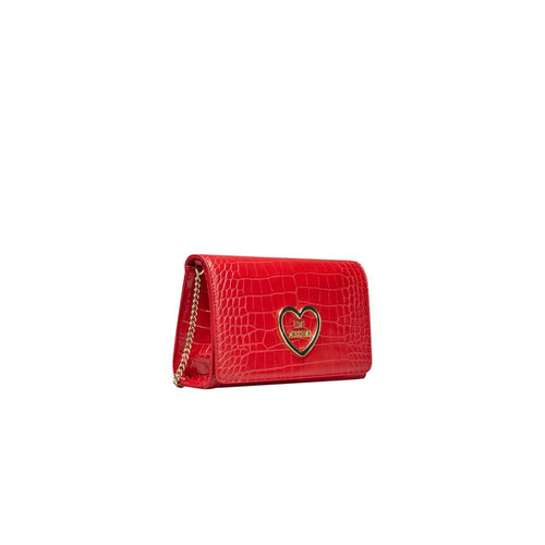 Love Moschino Red Polyethylene Women Crossbody Women's Bag