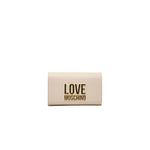 Love Moschino Beige Polyethylene Women Women's Crossbody