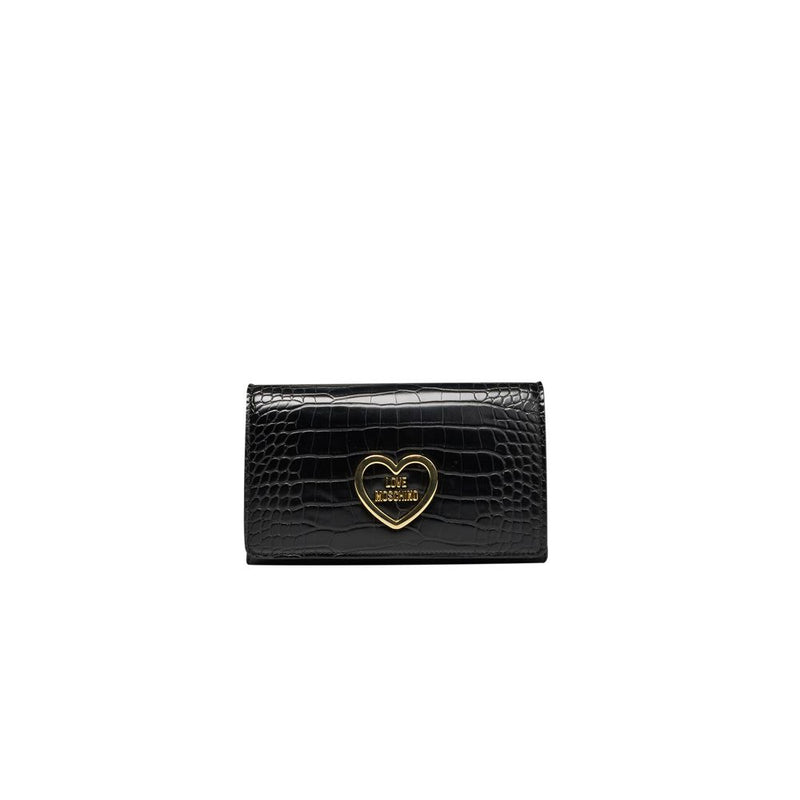 Love Moschino Black Polyethylene Women Crossbody Women's Bag