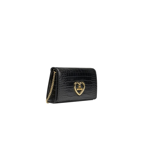 Love Moschino Black Polyethylene Women Crossbody Women's Bag