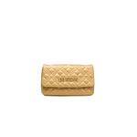 Love Moschino Gold Polyethylene Women Crossbody Women's Bag