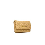 Love Moschino Gold Polyethylene Women Crossbody Women's Bag