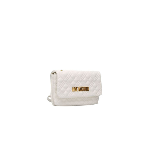 Love Moschino White Polyethylene Women Crossbody Women's Bag