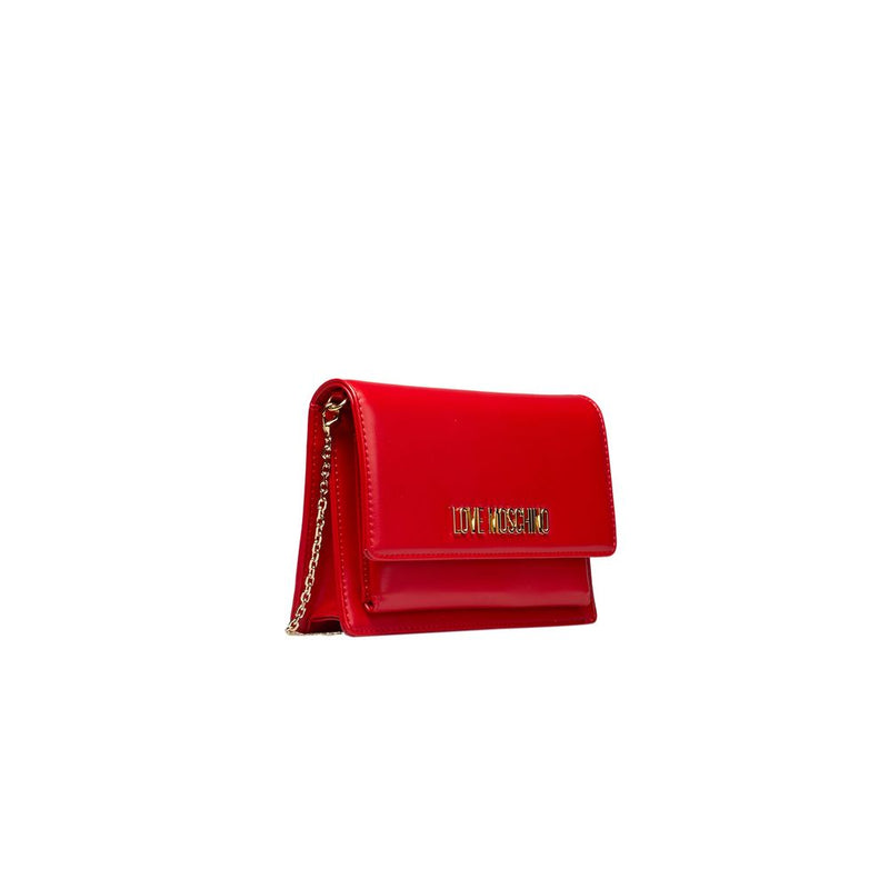 Love Moschino Red Polyethylene Women Crossbody Women's Bag