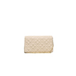 Love Moschino Beige Polyethylene Women Crossbody Women's Bag