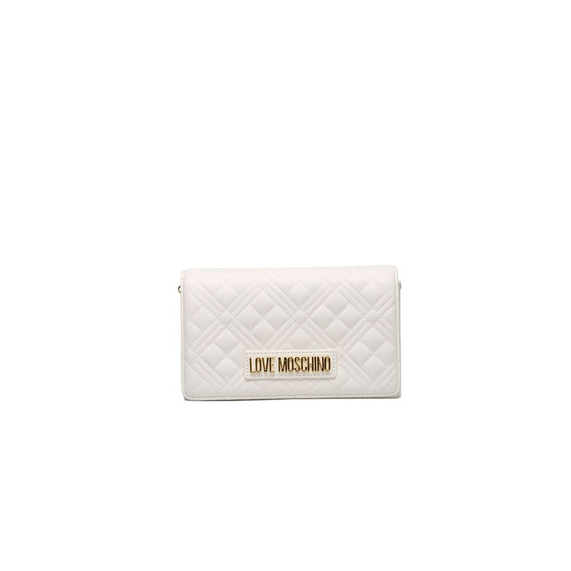 Love Moschino White Polyethylene Women Crossbody Women's Bag