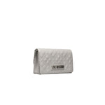 Love Moschino Silver Polyethylene Women Crossbody Women's Bag