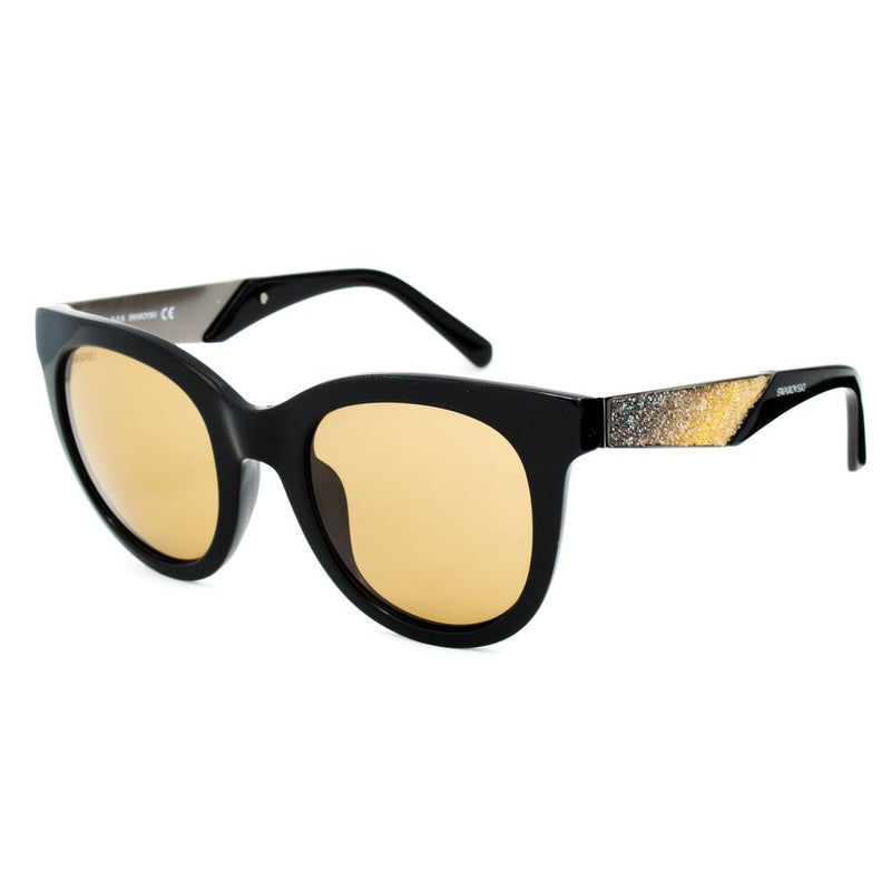 Swarovski Black Plastic Women's Sunglasses