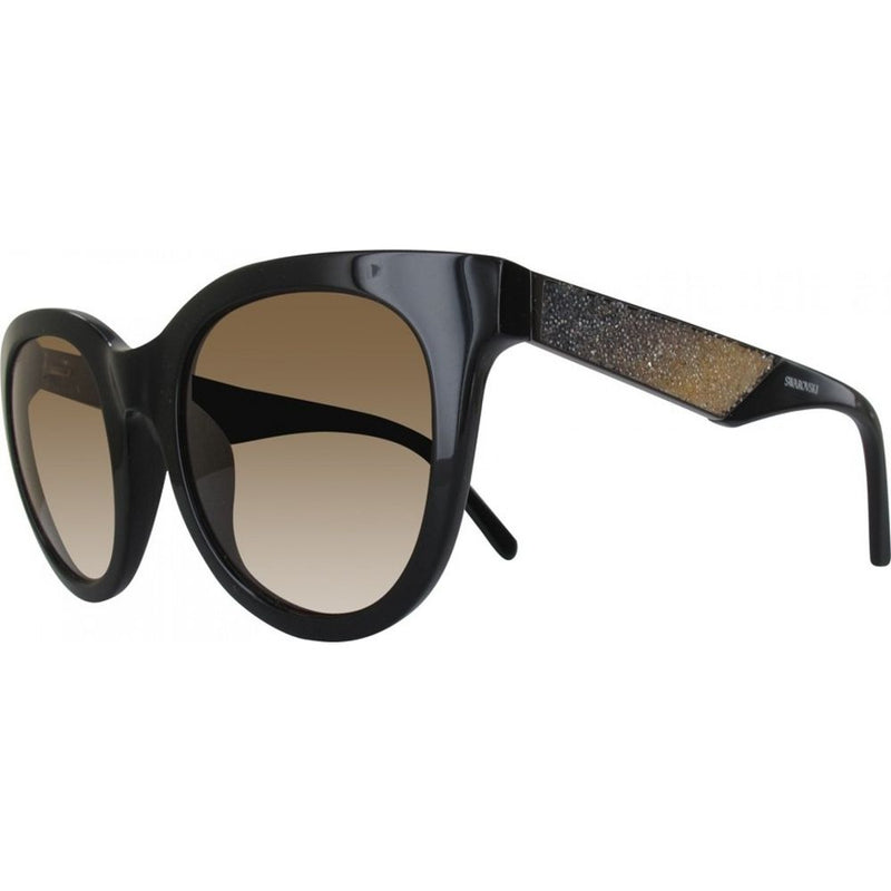 Swarovski Black Plastic Women's Sunglasses