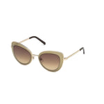 Swarovski Brown Metal Women's Sunglasses