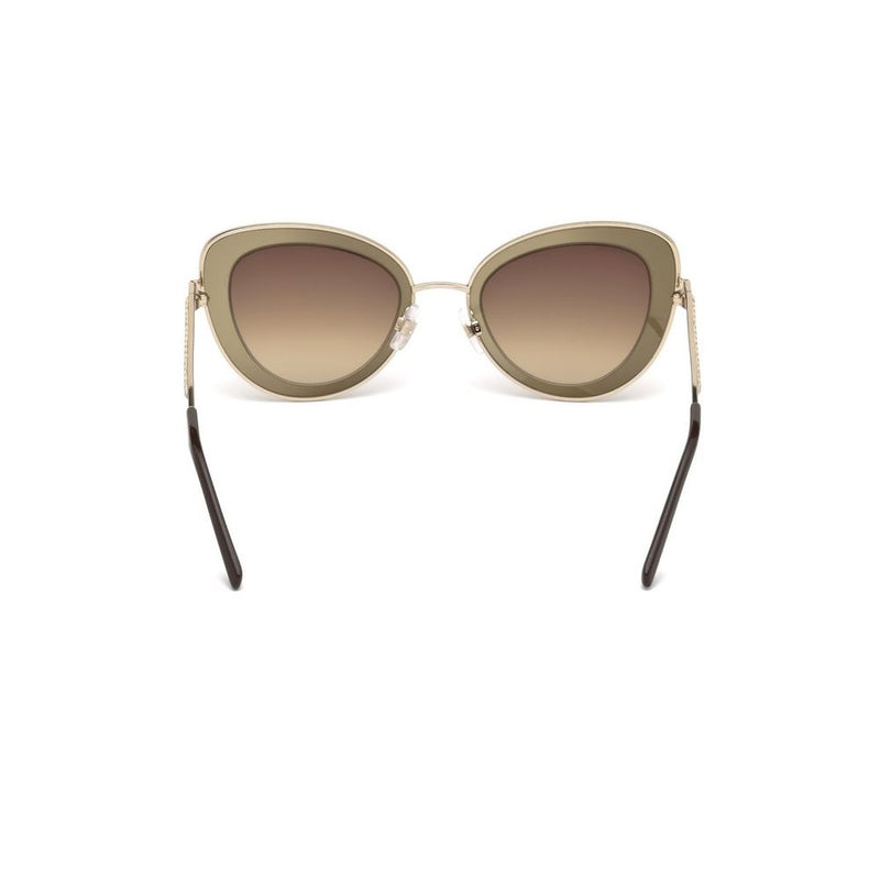 Swarovski Brown Metal Women's Sunglasses