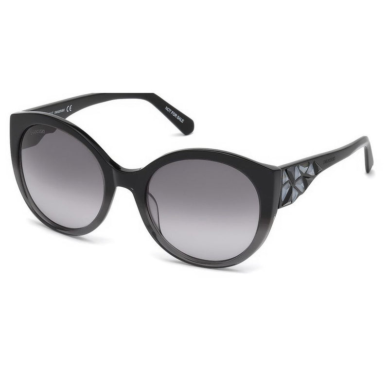 Swarovski Gray Plastic Women's Sunglasses