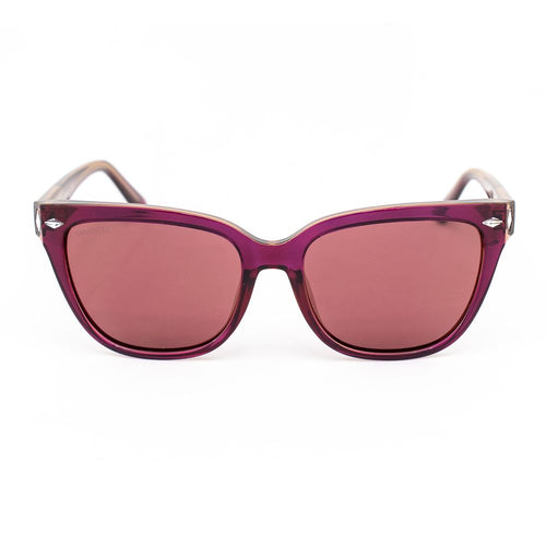 Swarovski Bordeaux Plastic Women's Sunglasses