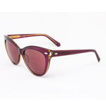 Swarovski Bordeaux Plastic Women's Sunglasses