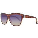 Swarovski Brown Injected Women's Sunglasses