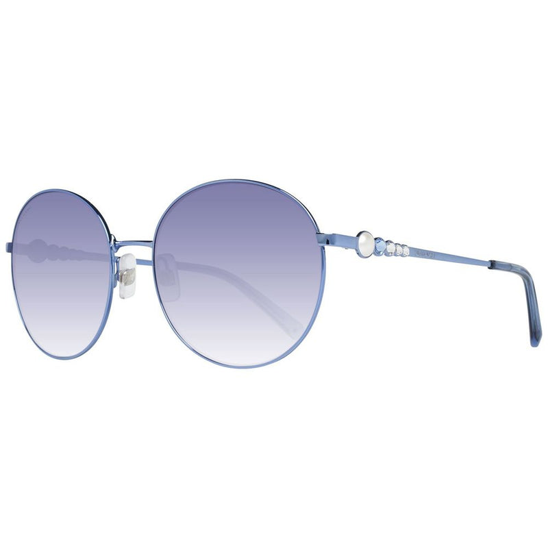 Swarovski Blue Metal Women's Sunglasses