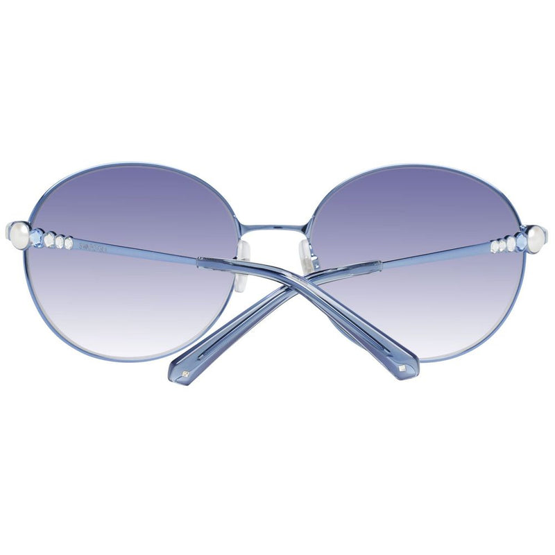 Swarovski Blue Metal Women's Sunglasses