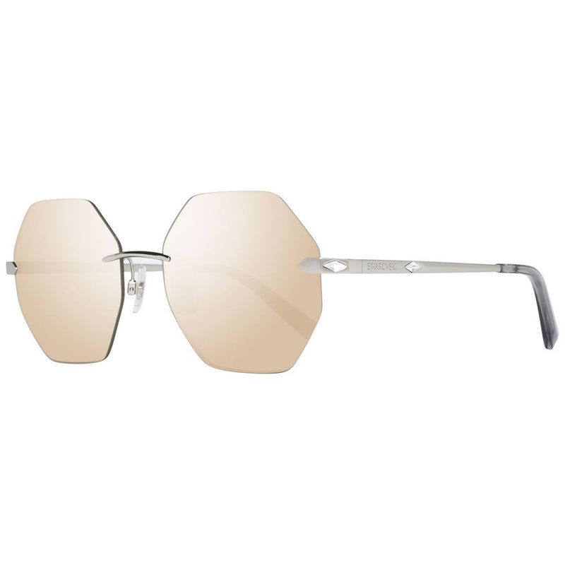 Swarovski Silver Metal Women's Sunglasses