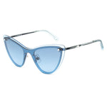 Swarovski Blue Metal Women's Sunglasses