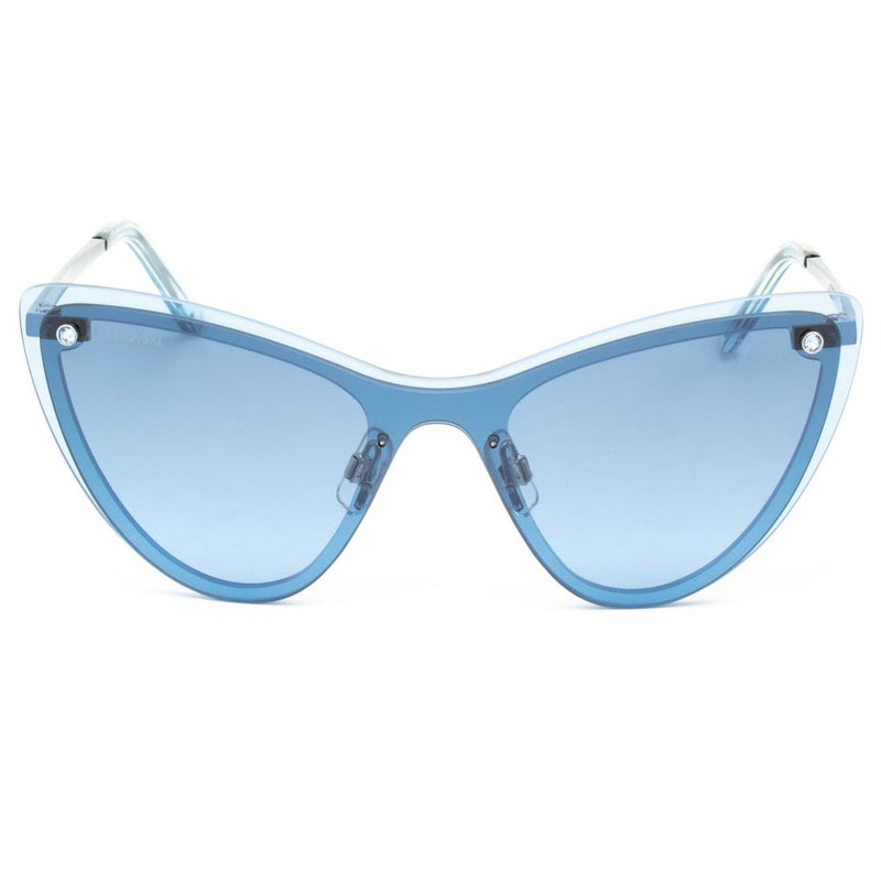 Swarovski Blue Metal Women's Sunglasses