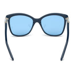 Swarovski Blue Injected Women's Sunglasses