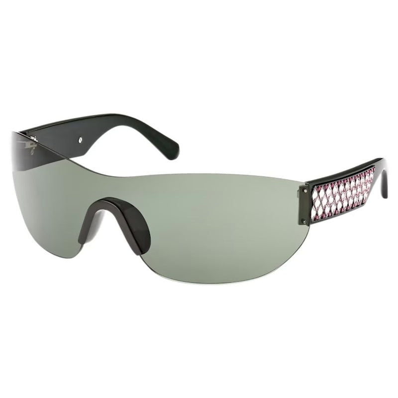 Swarovski Green Plastic Women's Sunglasses