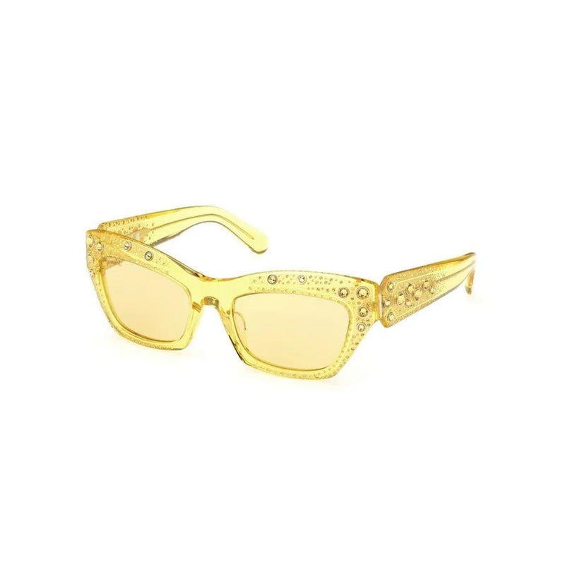 Swarovski Yellow Plastic Women's Sunglasses