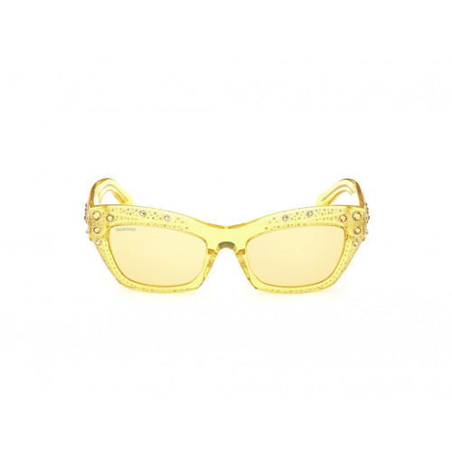 Swarovski Yellow Plastic Women's Sunglasses