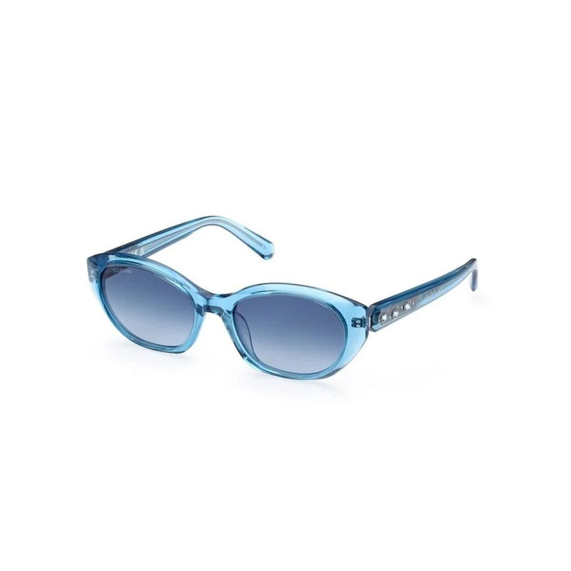 Swarovski Blue Plastic Women's Sunglasses