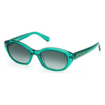 Swarovski Green Plastic Women's Sunglasses