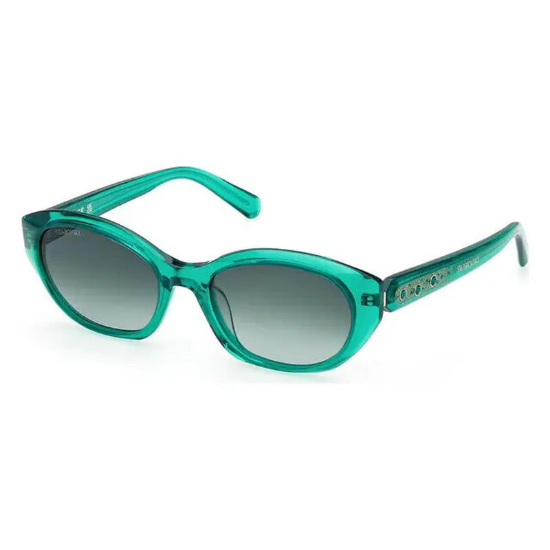 Swarovski Green Plastic Women's Sunglasses