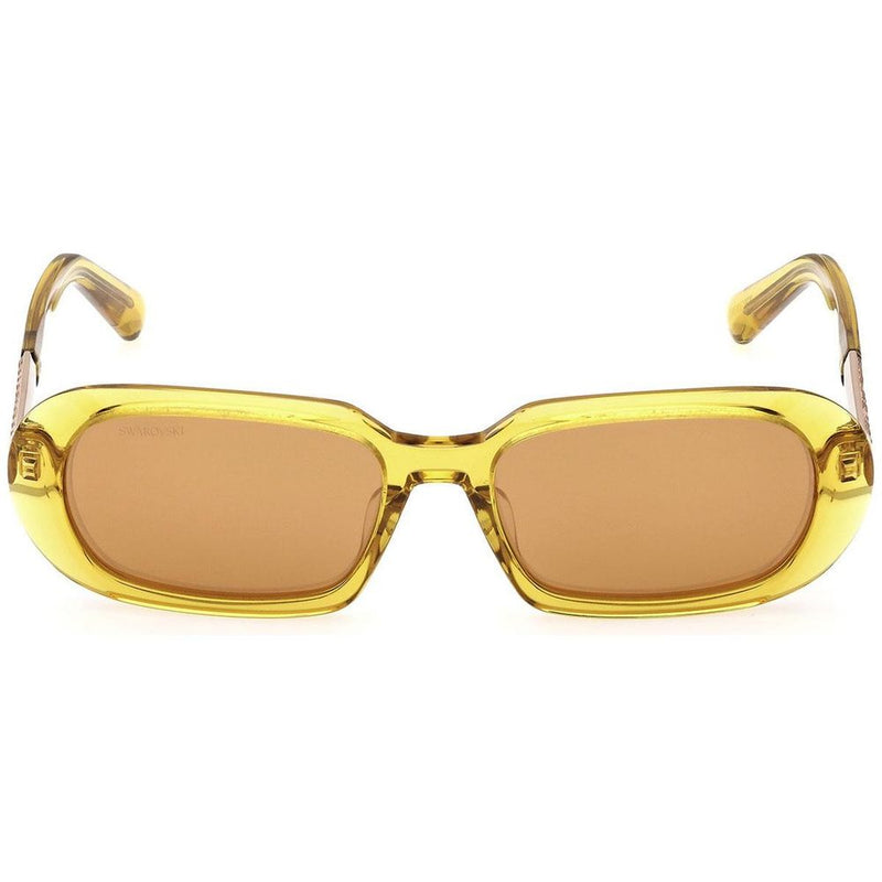 Swarovski Yellow Plastic Women's Sunglasses