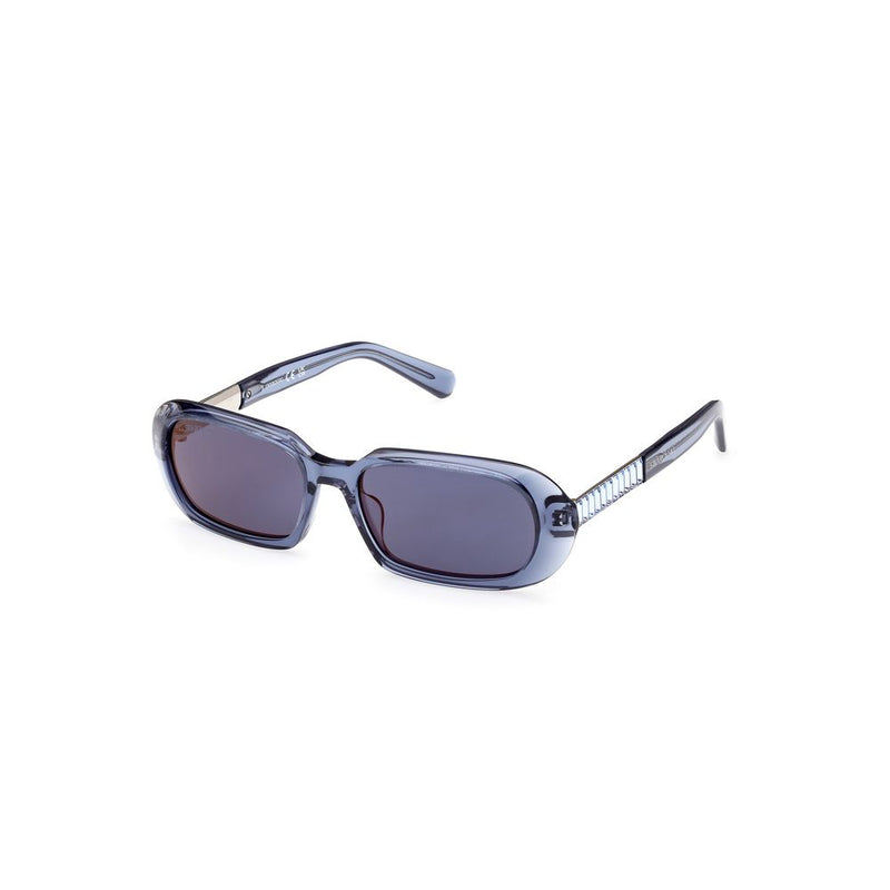 Swarovski Blue Plastic Women's Sunglasses