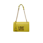 Love Moschino Yellow Polyethylene Women Crossbody Women's Bag