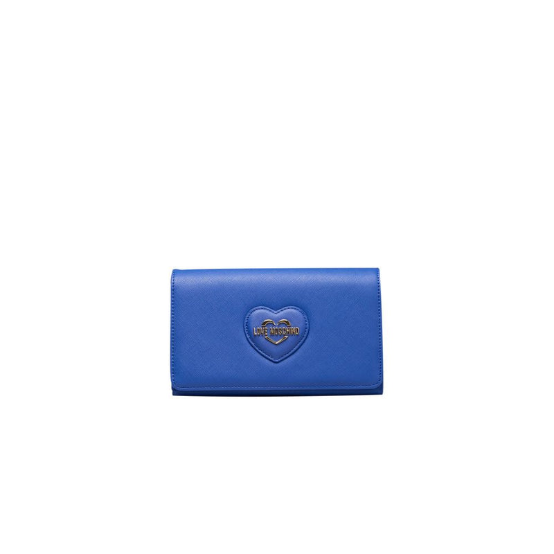 Love Moschino Blue Polyethylene Women Crossbody Women's Bag