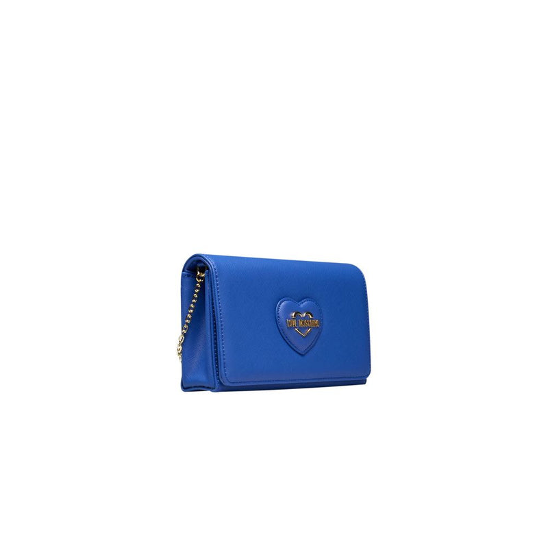 Love Moschino Blue Polyethylene Women Crossbody Women's Bag