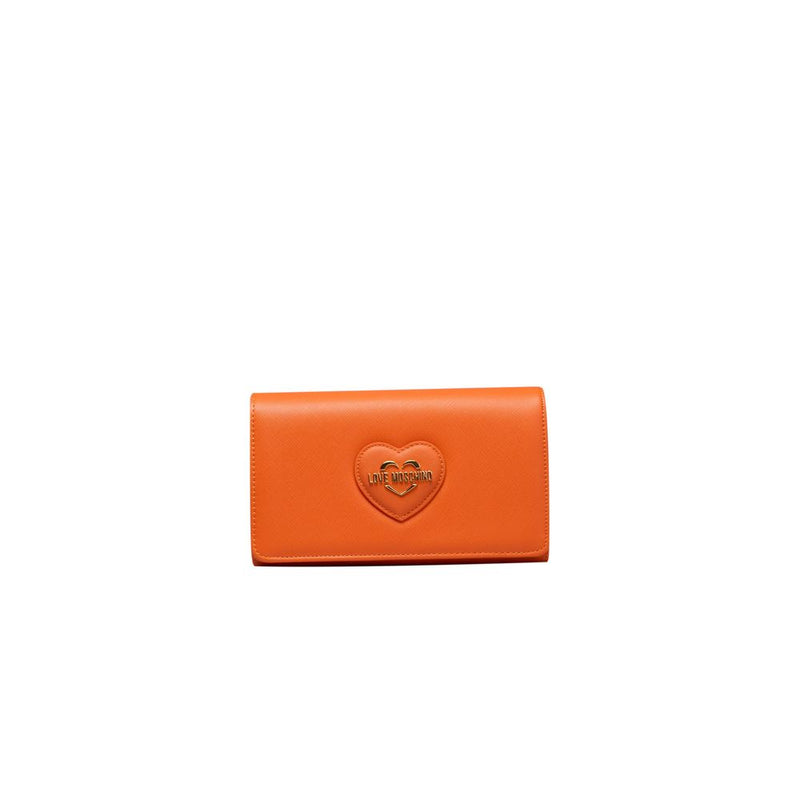 Love Moschino Orange Polyethylene Women Crossbody Women's Bag