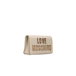 Love Moschino Beige Polyethylene Women Crossbody Women's Bag