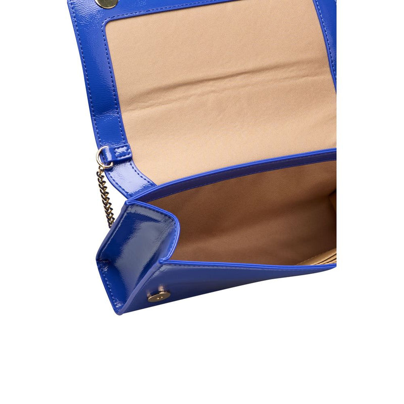 Love Moschino Blue Polyethylene Women Women's Crossbody