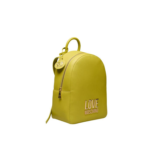 Love Moschino Yellow Polyethylene Women Women's Backpack