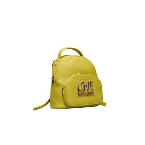 Love Moschino Yellow Polyethylene Women Women's Backpack