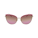 Longchamp Gold Metal Women's Sunglasses