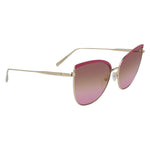 Longchamp Gold Metal Women's Sunglasses