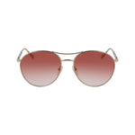 Longchamp Gold Metal Women's Sunglasses